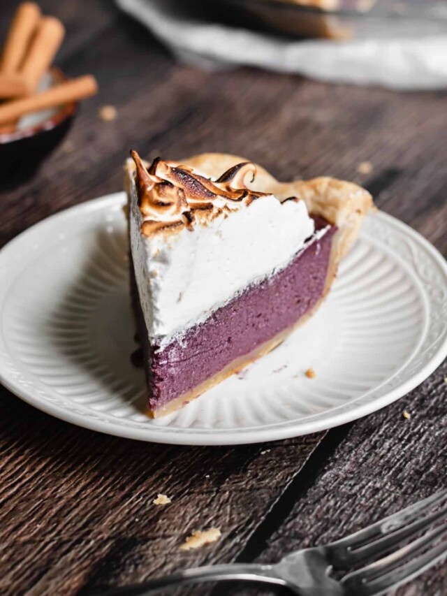 Sweet Potato Pie with Purple Yams The Cozy Plum