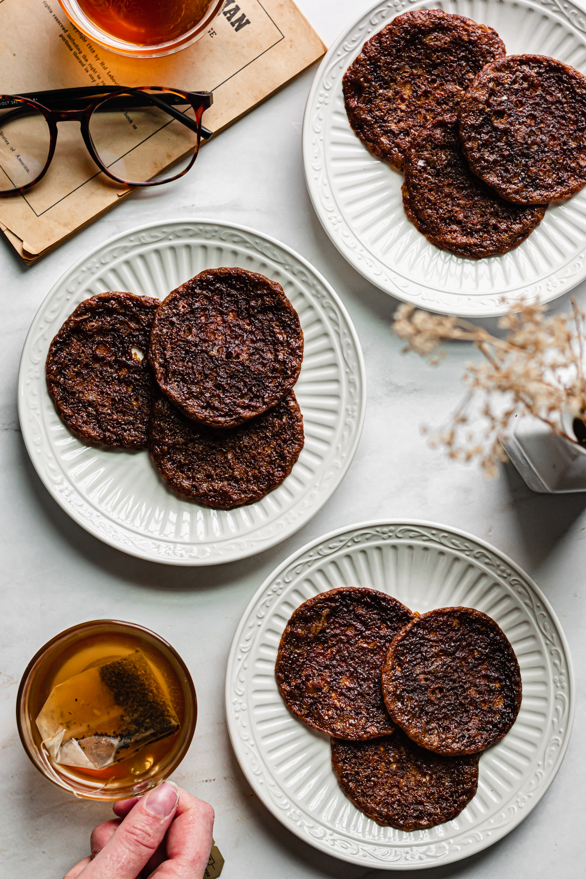 Ginger Molasses Lace Cookies The Cozy Plum