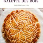 Pinterest pin of galette des rois.
