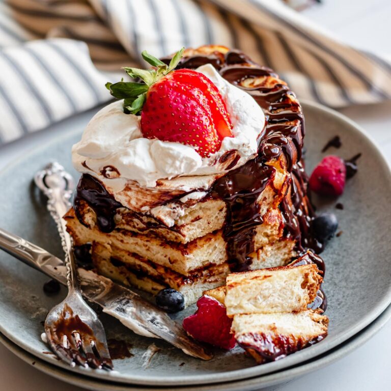 Baileys French Toast with Baileys Whipped Cream The Cozy Plum