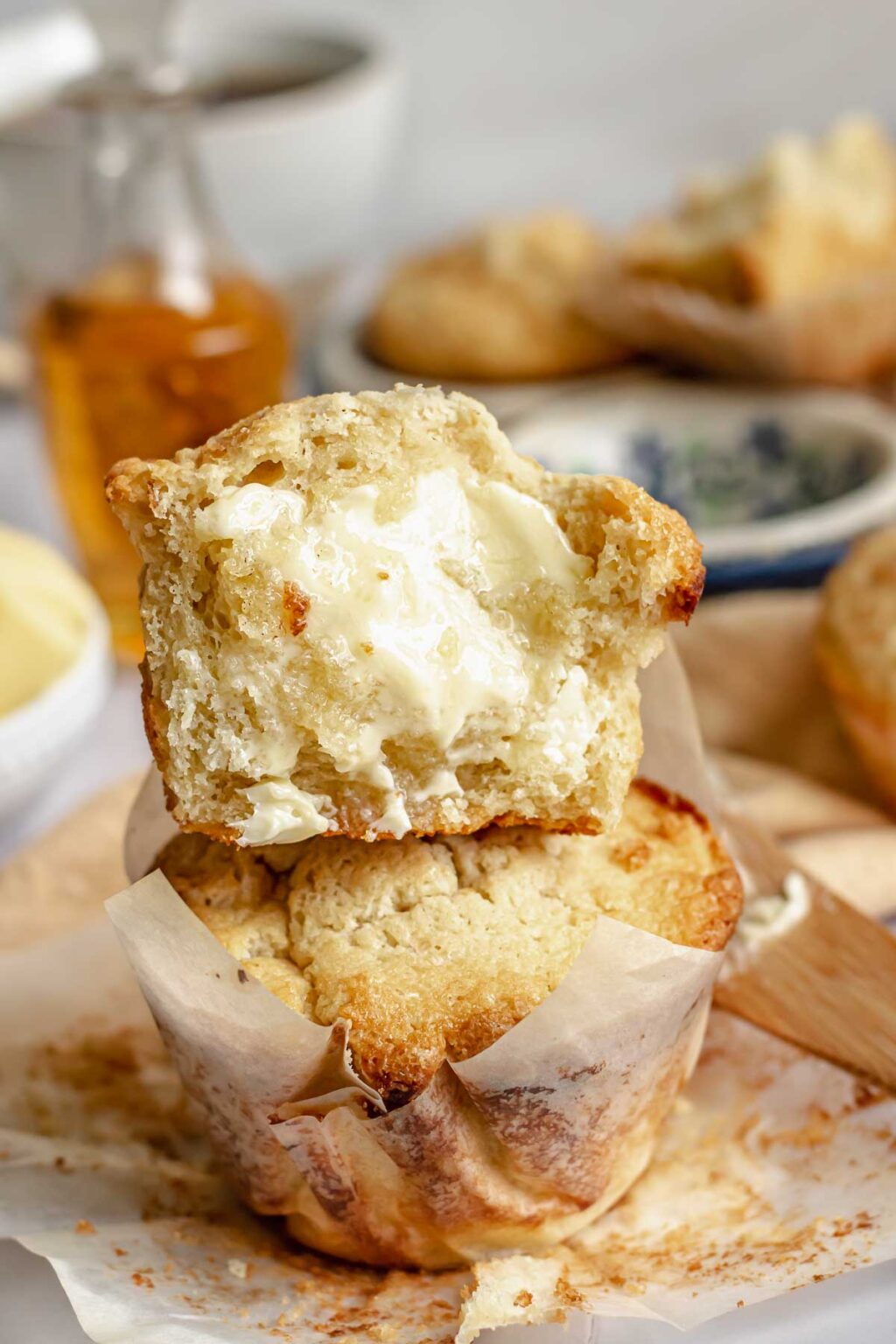 Butter Rum Muffins The Cozy Plum