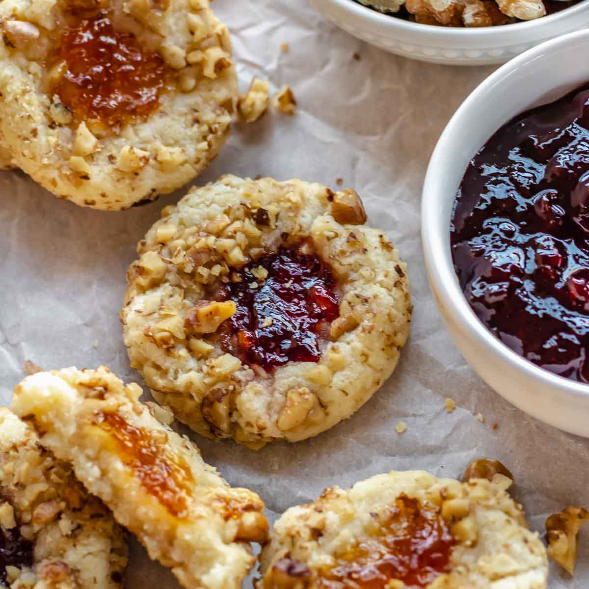 Classic Thumbprint Cookies