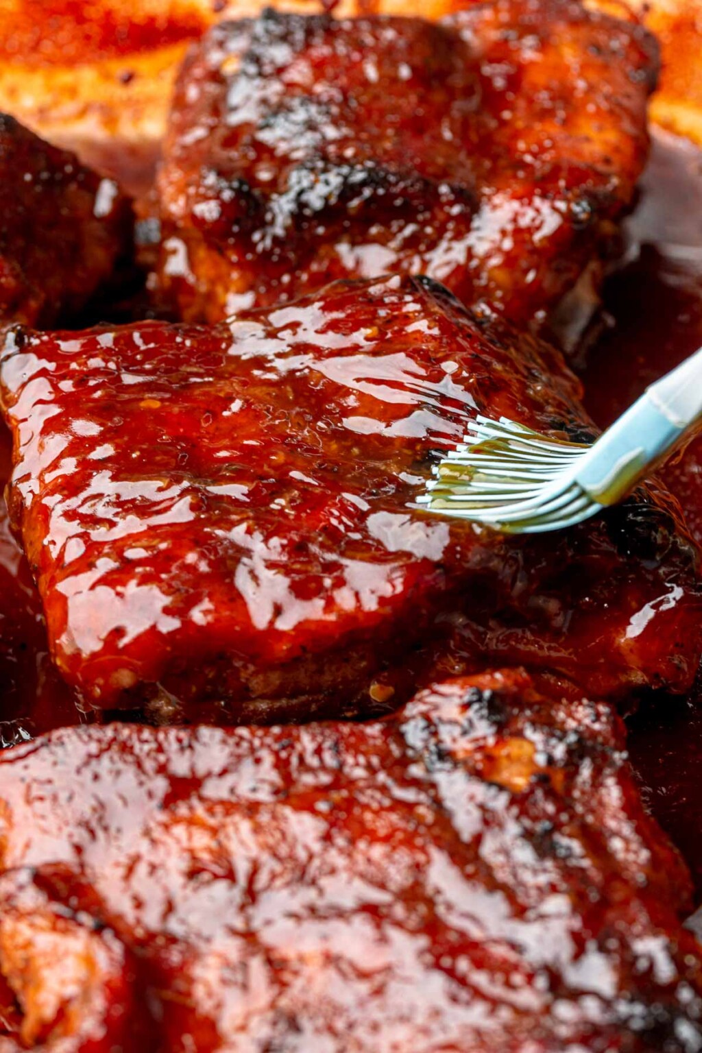 Baked Sticky Asian Ribs – The Cozy Plum