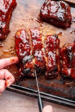 Baked Sticky Asian Ribs – The Cozy Plum